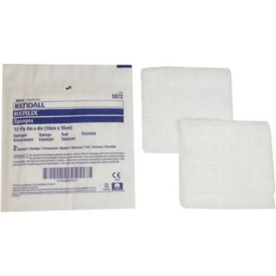 Kerlix™ Cotton Gauze Sponges, Sterile, 4 x 4