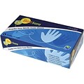 BeeSure Powder Free Blue Nitrile Gloves, Large, 100/Box (PBSN205118)