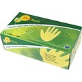 BeeSure Powder Free White Latex Gloves, Small, 100/Box (PBSL205816)