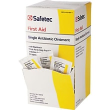 Unimed Single Antibiotic Ointment, Bacitracin Zinc, 144 Packets/Box (SSAB140310)