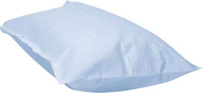 Medical Arts Press Disposable Blue Pillowcases, Tissue/Poly, 21x30, 100/Case