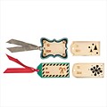 Plaid Laser Cut Wood Gift Tags, 24/Pack (WD7601)