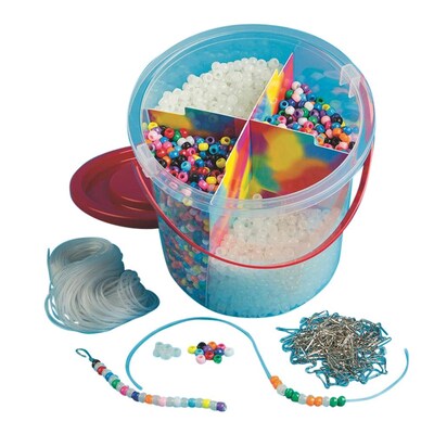 S&S Worldwide Glow Pony Bead Bucket Easy Pack (BE1345)