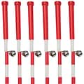 S&S Worldwide 7 Jingle Bell Jump Ropes, Red, 6/Pack (W11447)
