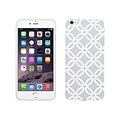 Centon OTM Elm Collection Case for iPhone 6 Plus, White Glossy, Gray
