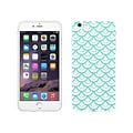 Centon OTM Elm Collection Case for iPhone 6 Plus, White Glossy, Teal