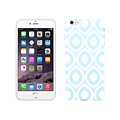 Centon OTM Elm Collection Case for iPhone 6 Plus, White Glossy, Sky Blue
