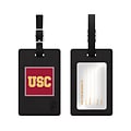 Centon Leather Classic Bag Tag, Black, University of Southern California