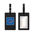 Centon Leather Classic Bag Tag, Black, Boise State University V2