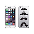 Centon OTM Hipster Collection Case for iPhone 6, Clear, Mustache