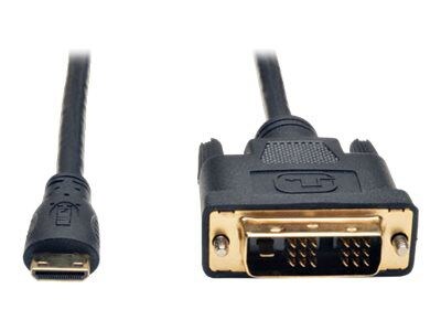 Tripp Lite P566-003-MINI Mini HDMI to DVI Adapter Cable Black, 3-feet (11648314)