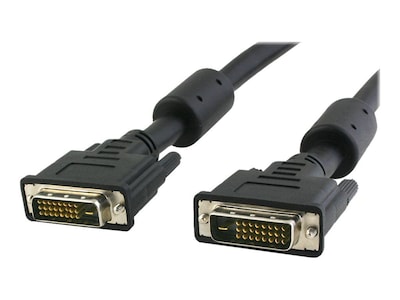 4XEM™ 10 Dual Link DVI-D Male/Male Digital Video Cable; Black