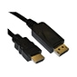 4XEM™ 6' DisplayPort To HDMI Male/Male Audio/Video Cable
