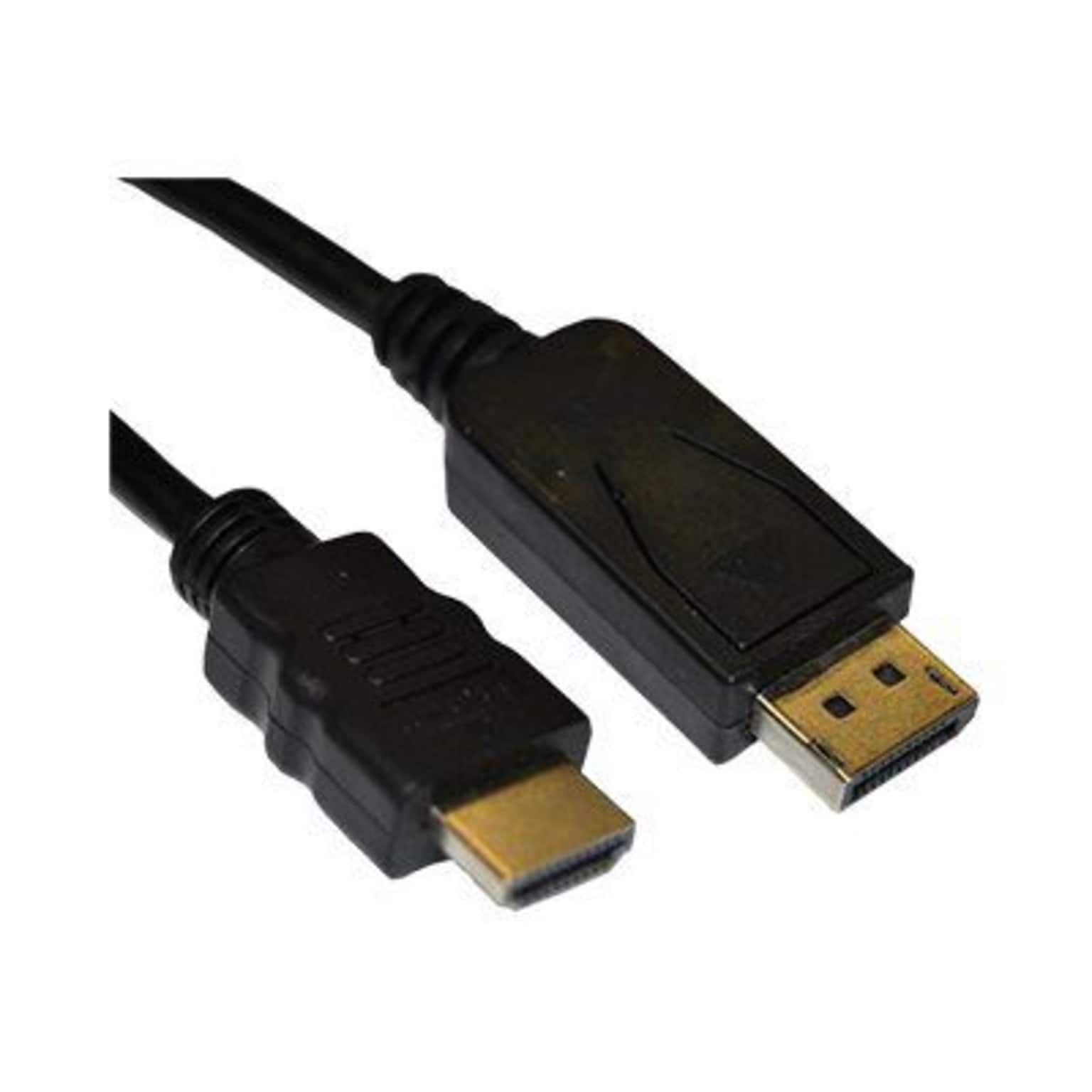 4XEM™ 6 DisplayPort To HDMI Male/Male Audio/Video Cable