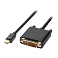 4XEM™ 6 Mini DisplayPort To DVI Male/Male Audio/Video Cable; Black