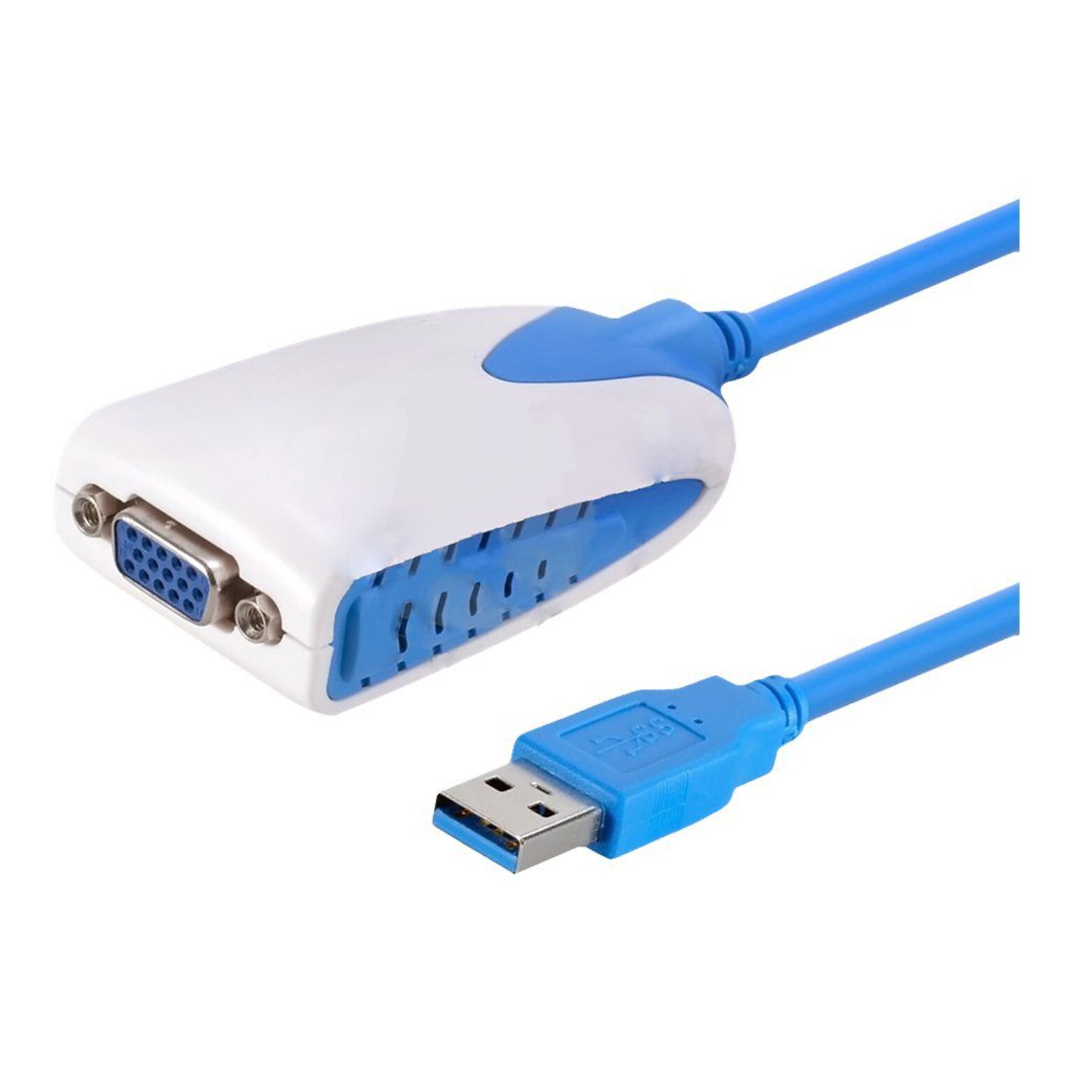 4XEM™ SuperSpeed USB 3.0 To VGA Male/Female Multi Monitor Adapter