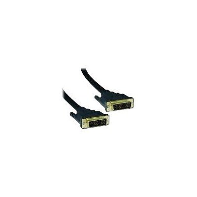 4XEM™ 15 DVI-D Single Link Male/Male Digital Video Cable; Black