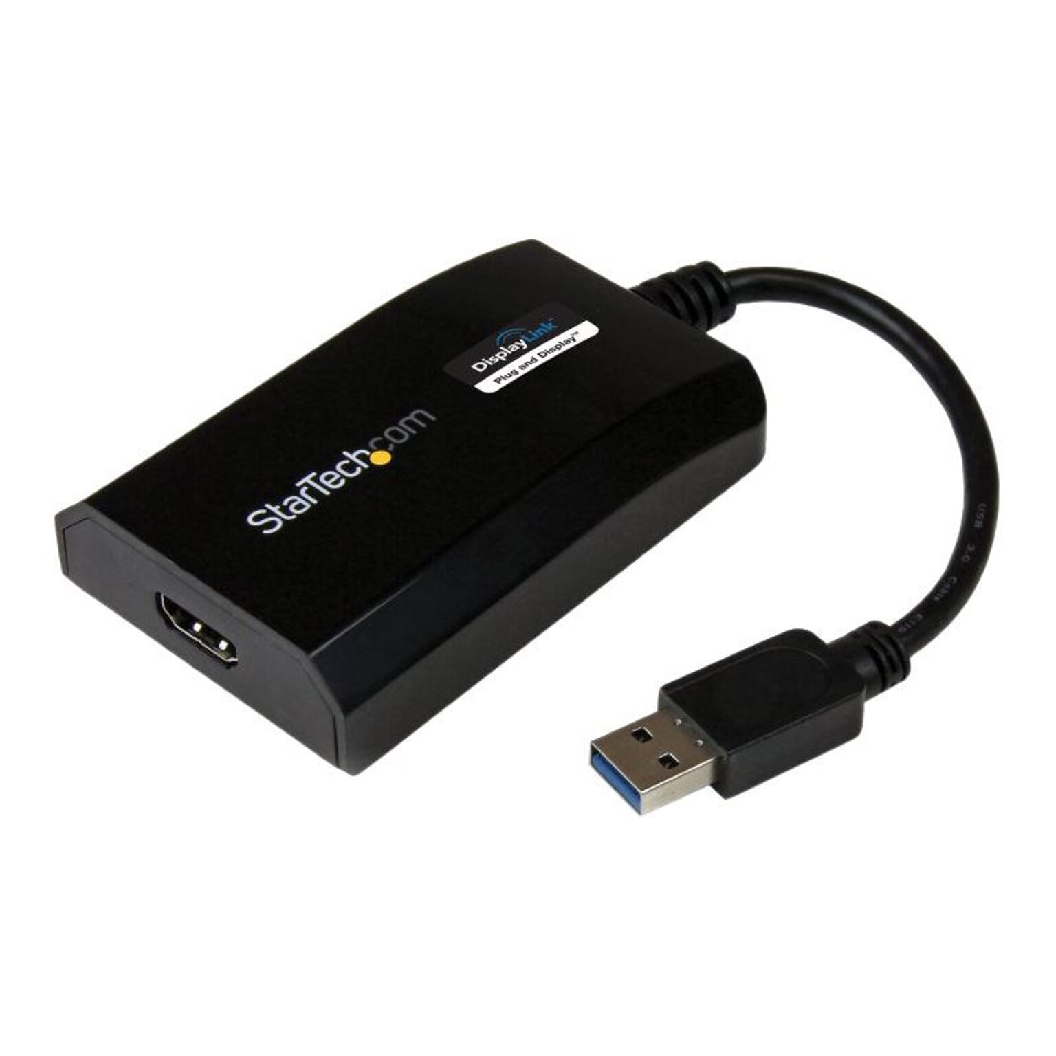 StarTech® USB 3.0 To HDMI External Multi Monitor Video Graphics Adapter For Mac & PC; Black