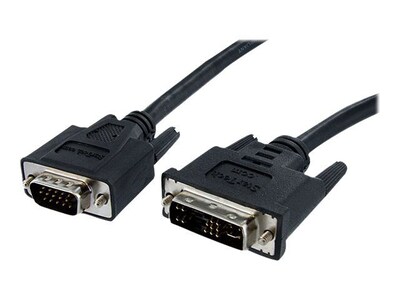 Black 10 DVI to VGA Display Monitor Cable