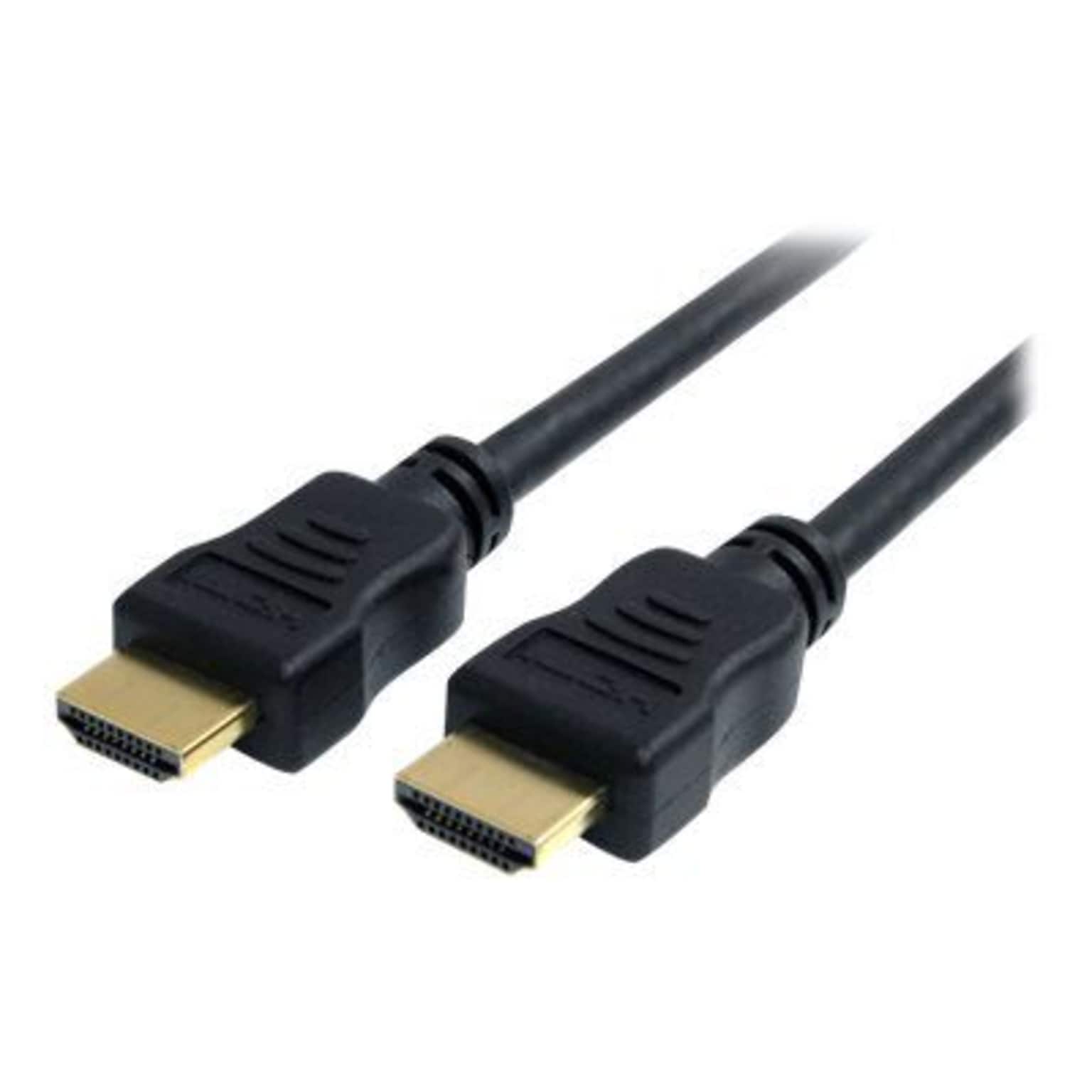 StarTech® 10 High Speed Male/Male HDMI Cable With Ethernet; Black