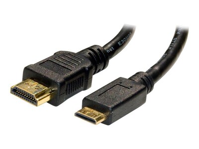 4XEM™ 3 HDMI/Mini HDMI Male/Male Adapter Cable; Black