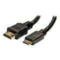 4XEM™ 3 HDMI/Mini HDMI Male/Male Adapter Cable; Black