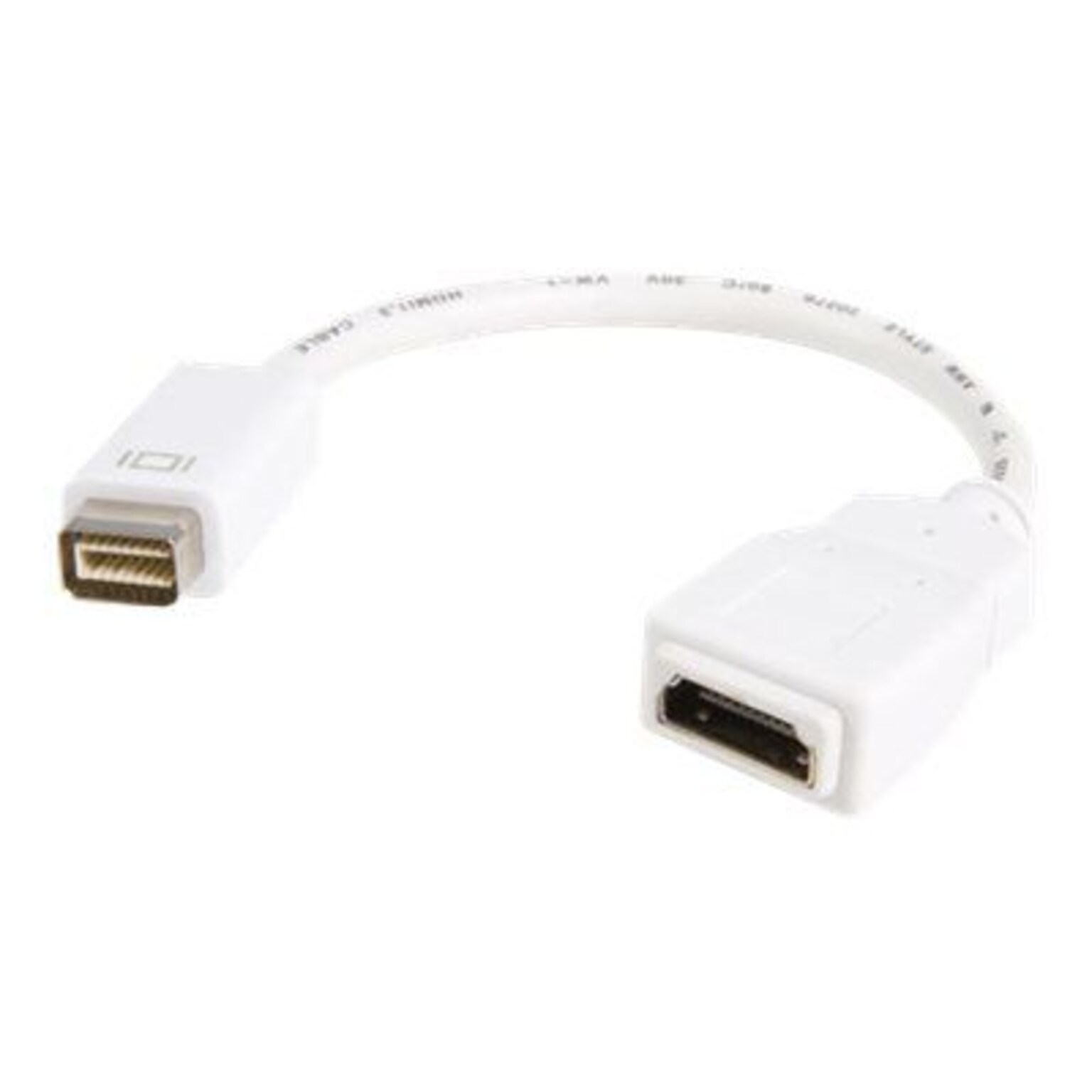 StarTech® 8 Mini DVI To HDMI Male/Female Video Adapter For Macbooks and iMacs