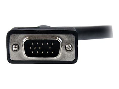 StarTech® 3' Coax High Resolution HD15 Male/Male VGA Monitor Cable; Black