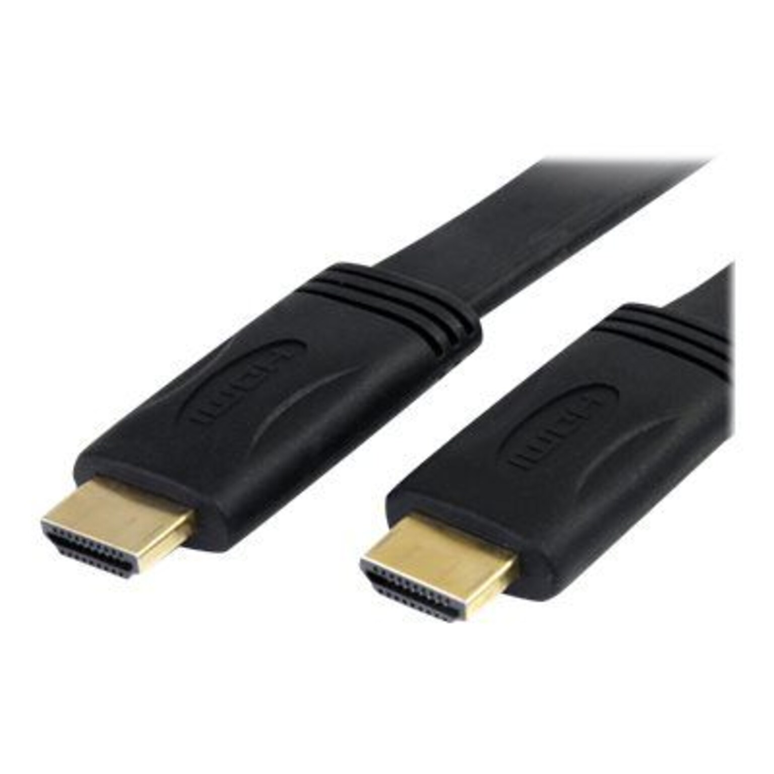 StarTech® 15 Flat High Speed Male/Male HDMI Cable With Ethernet