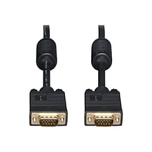 Tripp Lite 10 Coax VGA Male/Male Monitor Cable, Black