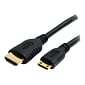 StarTech 6' HDMI Male to Mini HDMI Male Cable, Black