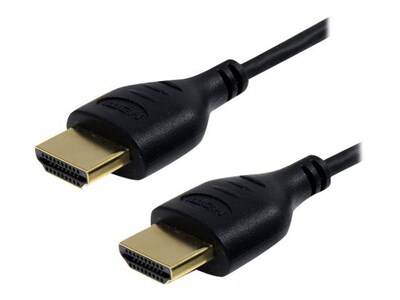 StarTech® 3 Slim High Speed Male/Male HDMI Cable With Ethernet