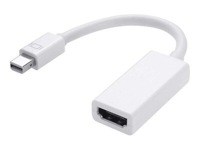 4XEM™ Mini DisplayPort To HDMI Male/Female Adapter; White