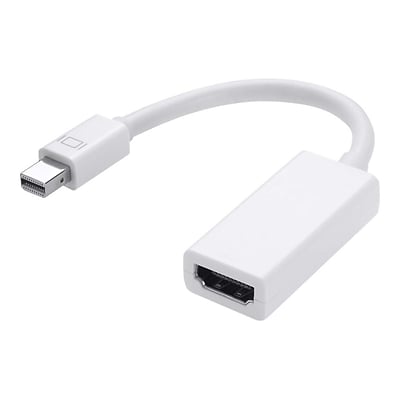 4XEM™ Mini DisplayPort To HDMI Male/Female Adapter; White