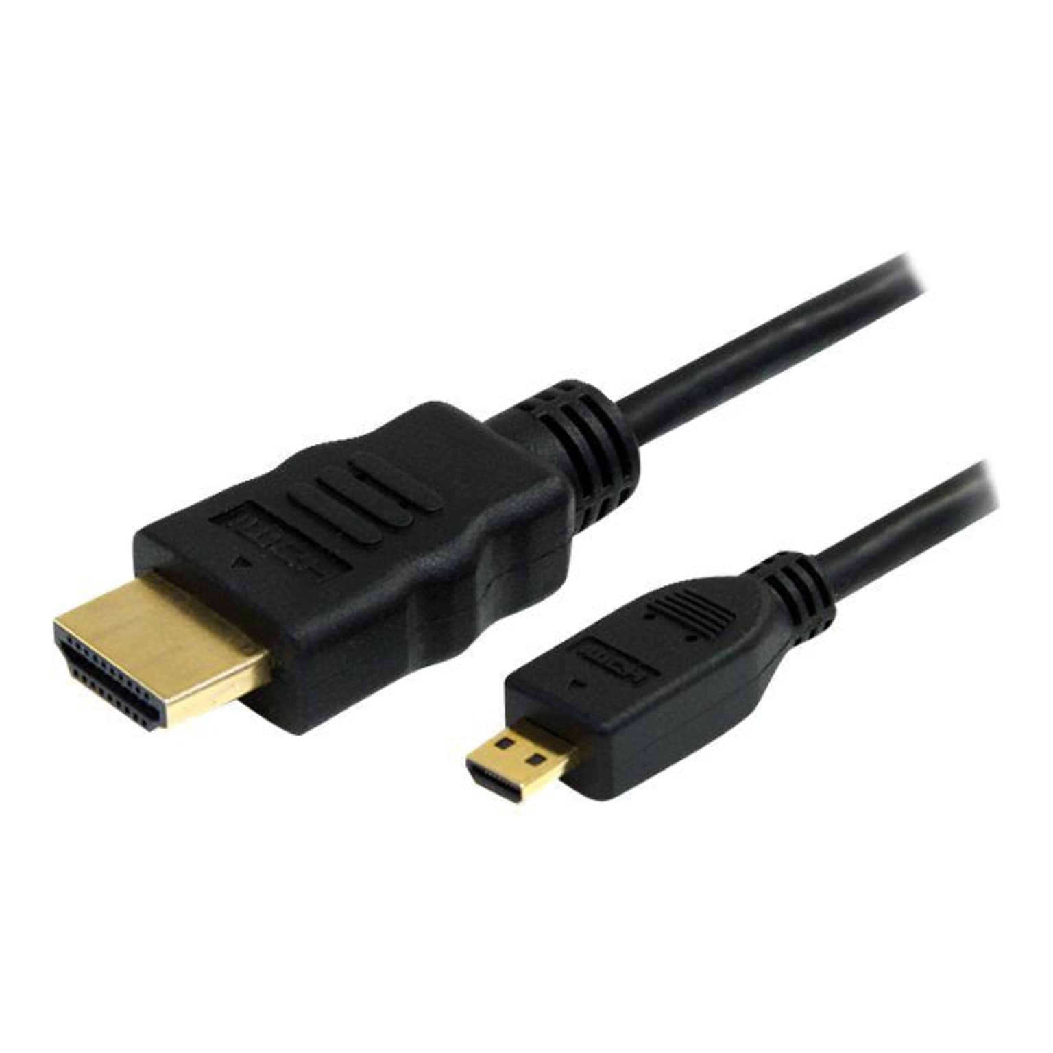 StarTech® 6 High Speed HDMI to Micro HDMI Male/Male HDMI Cable With Ethernet