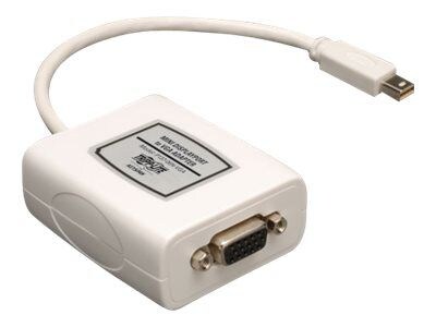 Tripp Lite P137-06N-VGA 6" Mini-DisplayPort To VGA Adapter For Mac/PC; White