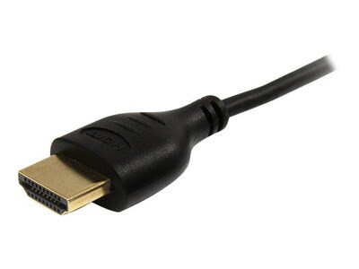 StarTech® 6' Slim High Speed HDMI to Mini HDMI Male/Male HDMI Cable With Ethernet