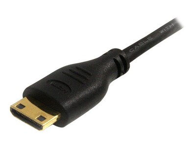 StarTech® 6' Slim High Speed HDMI to Mini HDMI Male/Male HDMI Cable With Ethernet