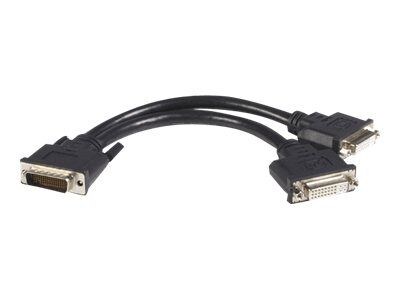 StarTech® 8" LFH/DMS 59 Male To Dual Female DVI I Video Cable