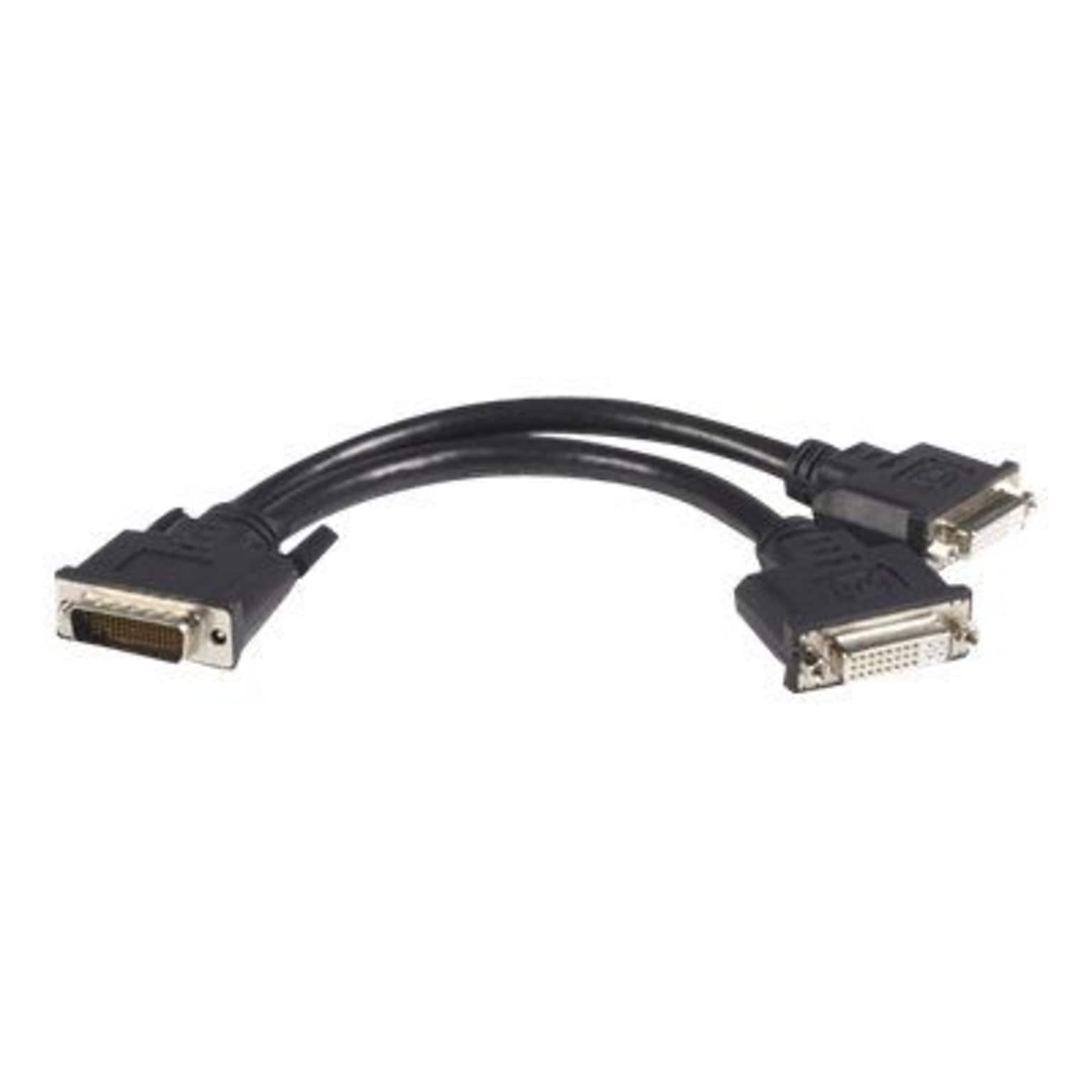 StarTech® 8 LFH/DMS 59 Male To Dual Female DVI I Video Cable