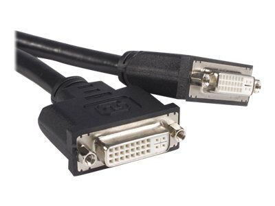 StarTech® 8" LFH/DMS 59 Male To Dual Female DVI I Video Cable