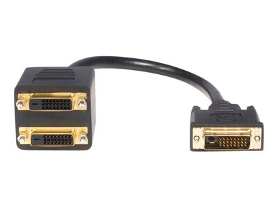 StarTech® 1 DVI-D To 2x DVI-D Male/Female Digital Video Splitter Cable
