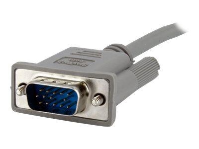 StarTech® 10' HD15 Male/Male VGA Monitor Cable; Gray