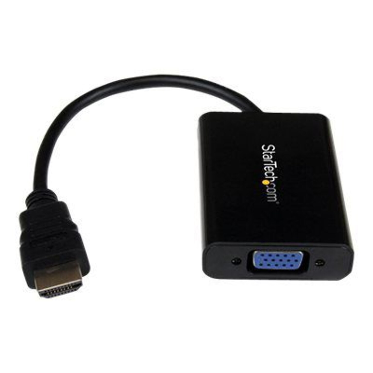 StarTech® HDMI To VGA Video Adapter Converter With Audio; Black