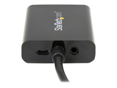 StarTech.com VGA to HDMI Portable Adapter Converter w/ USB Audio and Power  - VGA2HDU - Monitor Cables & Adapters 