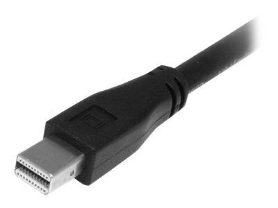 StarTech® 6" Mini DisplayPort To DisplayPort Male/Female Video Cable Adapter; Black