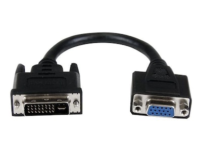8 DVI To VGA Male/Female Cable Adapter
