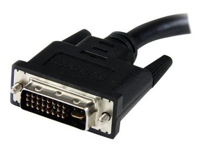 StarTech® 8" DVI To VGA Male/Female Cable Adapter; Black