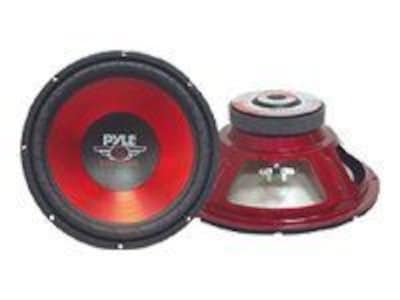 Pyle® PLW12RD 800 W Subwoofer; Red, 1 Each per Pack