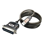 Tripp Lite 10 USB-A to Parallel Centronics 36 Male/Male Printer Cable, Gray (4099076)